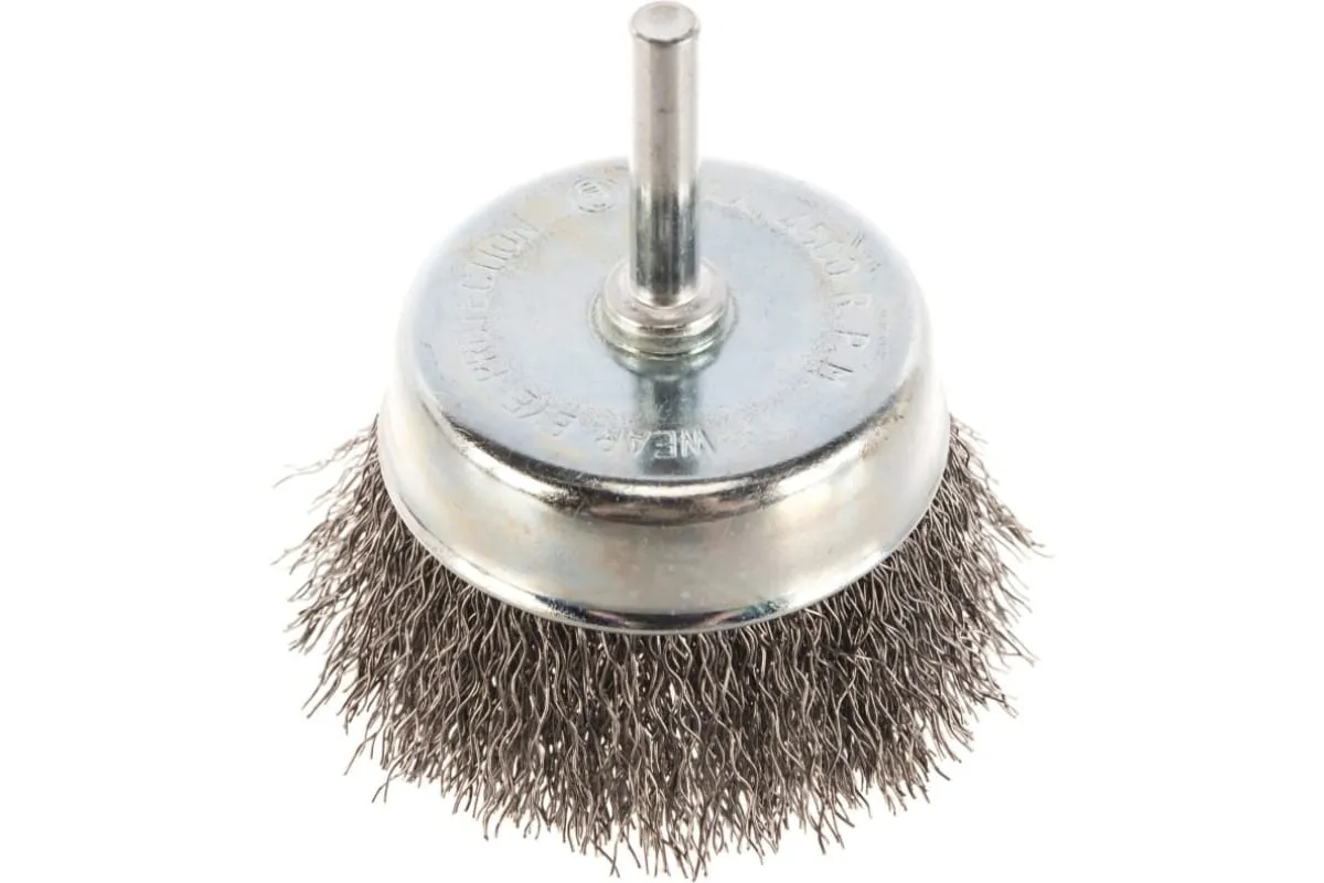 Фото Щетка чашеобразная (75 мм) для дрели №063 3107506120 АТАКА 22381 22381