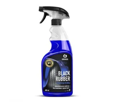 Полироль для шин GRASS "Black Rubber" водная основа, 600мл