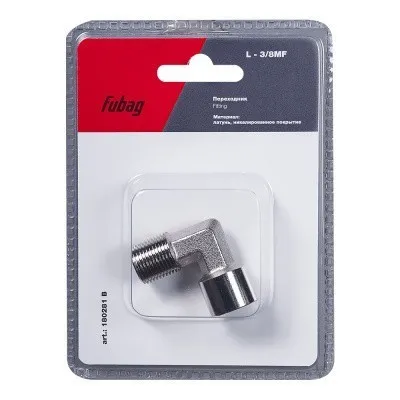 Переходник Fubag L - 3/8 дюйма MF, блистер 1 шт
