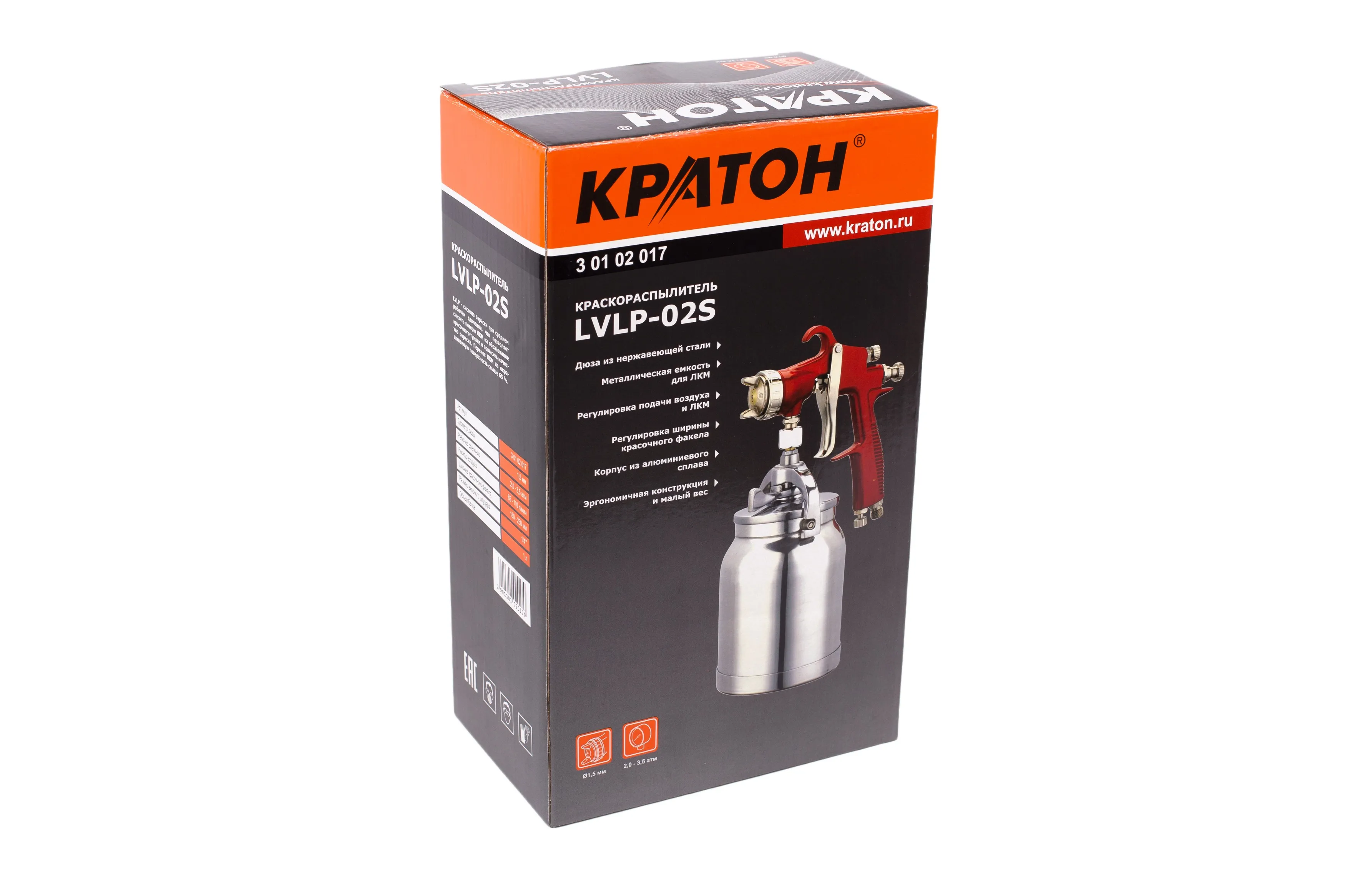 Фото Краскораспылитель Кратон LVLP-02S от002003341