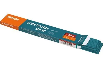 Электрод для дуговой сварки Кратон 2,5 мм, 1 кг (MP-3C),