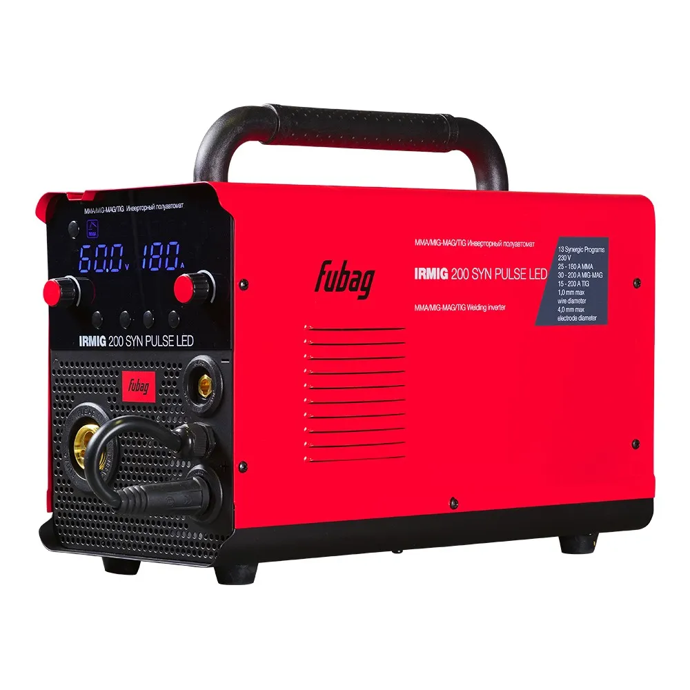 Фото Сварочный полуавтомат Fubag IRMIG 200 SYN PULSE LED 646405