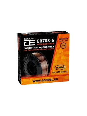 Проволока омедненная ER70S-6 0,8 мм (15 кг; D270) GOODEL (Atlantic)