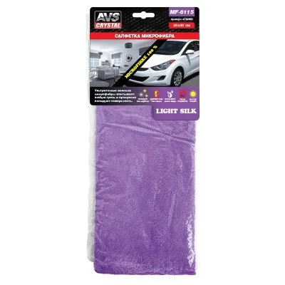 Салфетка AVS микрофибра с ультратонкими волокнами 35 х 40 см