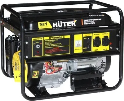 Бензиновый генератор Huter DY8000LX