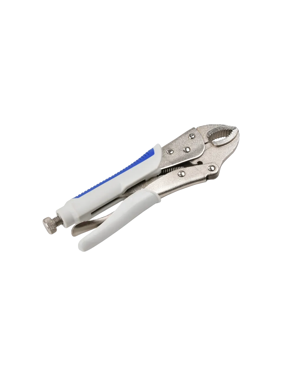 Фото Ручной зажим Aurora с полукруглыми губками и фиксатором 220 мм от001001419