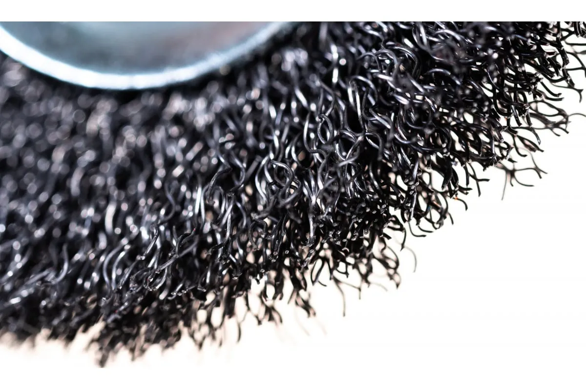 Фото Щетка вогнутая (100 мм) для дрели №064 210006120 АТАКА 22382 22382