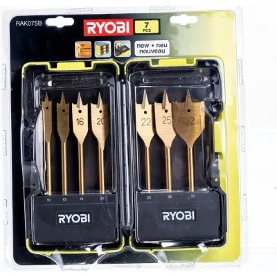 Ryobi Набор перьевых сверл RAK07SB 5132002252