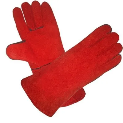 Краги с подкладкой "Трек", красные