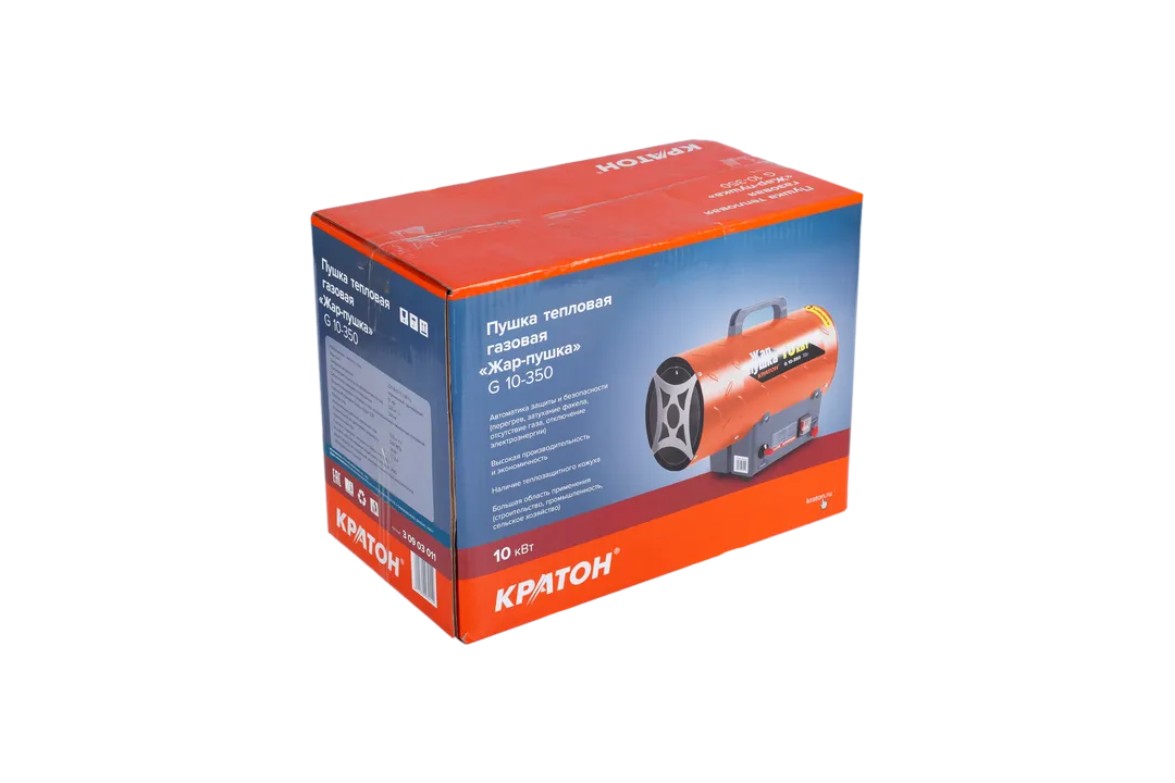 Фото Пушка тепловая газовая Кратон Жар-пушка G 10-350 от002004017 на сайте «От и До.ру» Фото Пушка тепловая газовая Кратон Жар-пушка G 10-350 от002004017
