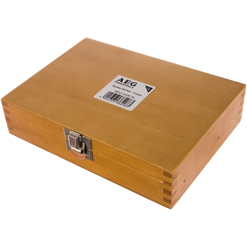 Фото Набор фрез (12 шт; хвостовик 8 мм) AEG 4932430836 4932430836