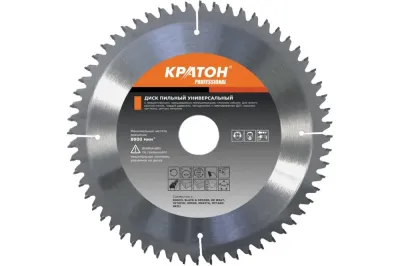 Диск пильный универсальный Кратон PROFESSIONAL Ø250х32/30х2,8 мм, 80Т