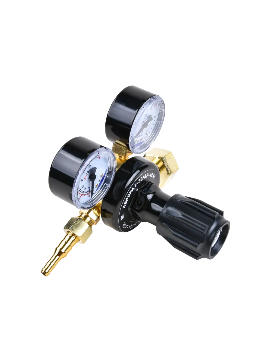 Фото Регулятор расхода газа Aurora У-30/АР-40, алюминий от001001396