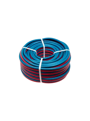 Резиновый рукав KRASS кислород / ацетилен, синий/красный, длина бухты 40 м, внутр. диаметр 9,0/9,0 мм (набор 40 м)