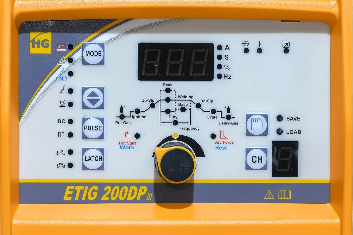 Фото Аппарат аргонодуговой сварки Hugong ETIG 200DP III (cold tack) от011000007