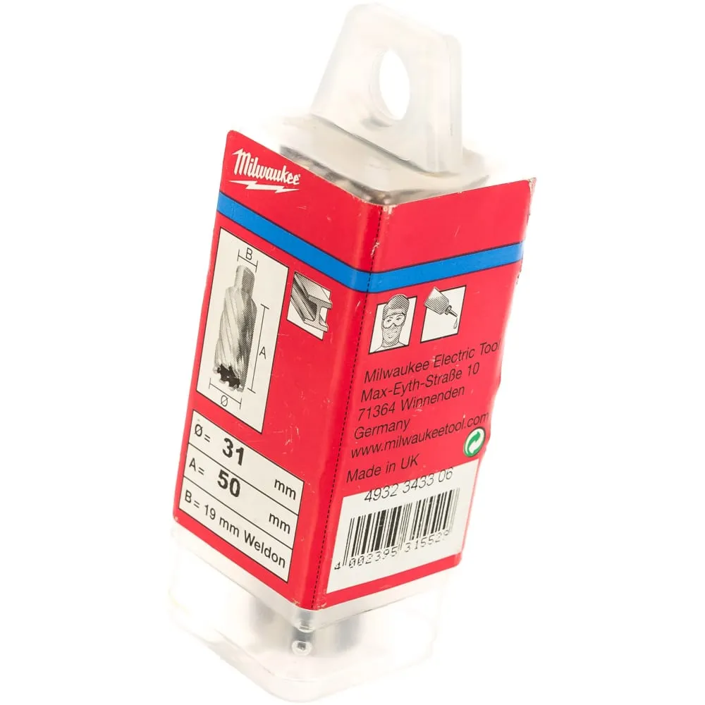 Фото Кольцевая фреза HSS (31х50 мм; Weldon 19) Milwaukee 4932343306 4932343306