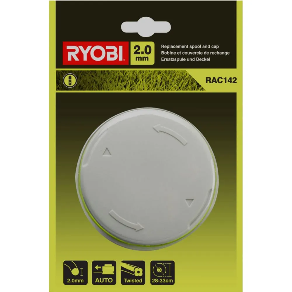 Фото Ryobi Шпуля с леской 2,0 мм для RLT36 RAC142 5132002769 15737538