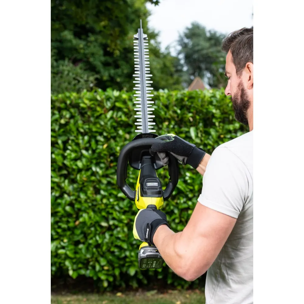 Фото Ryobi ONE+ Кусторез RY18HTX60A-0 без аккумулятора в комплекте 5133004906 18075721