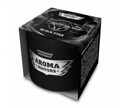 Ароматизатор гелевый GRASS "Aroma Motors" BLACK STAR 