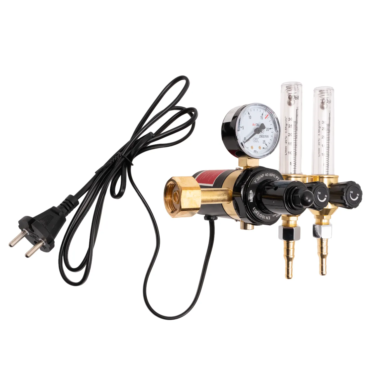 Фото Регулятор Gce Krass для углекислого газа и аргона У 30/АР 40 КРП Р 220V 2133505PV