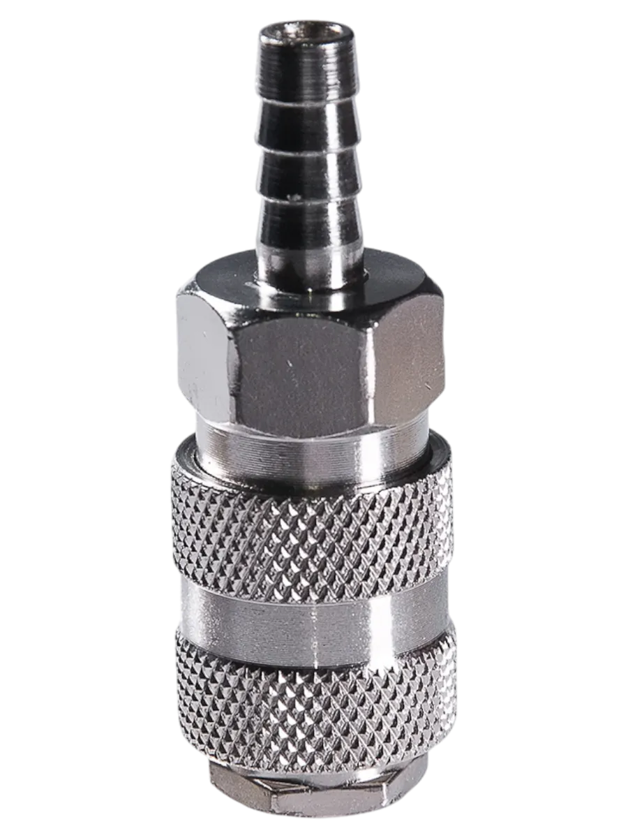 Фото Соединение разъемное Fubag рапид (муфта) елочка 8 мм с обжимным кольцом 11 х 13 мм блистер 1 шт от004001352