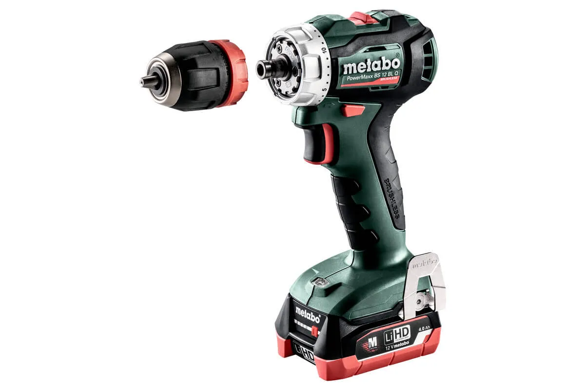 Аккумуляторная дрель-шуруповерт Metabo PowerMaxx BS 12 BL Q без АКК и ЗУ,  Metaloc купить в Челябинске - цена в интернет-магазине «От и До.ру»