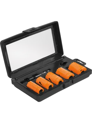 Набор коронок универсальных биметаллических Кратон (кобальт) 5 шт.