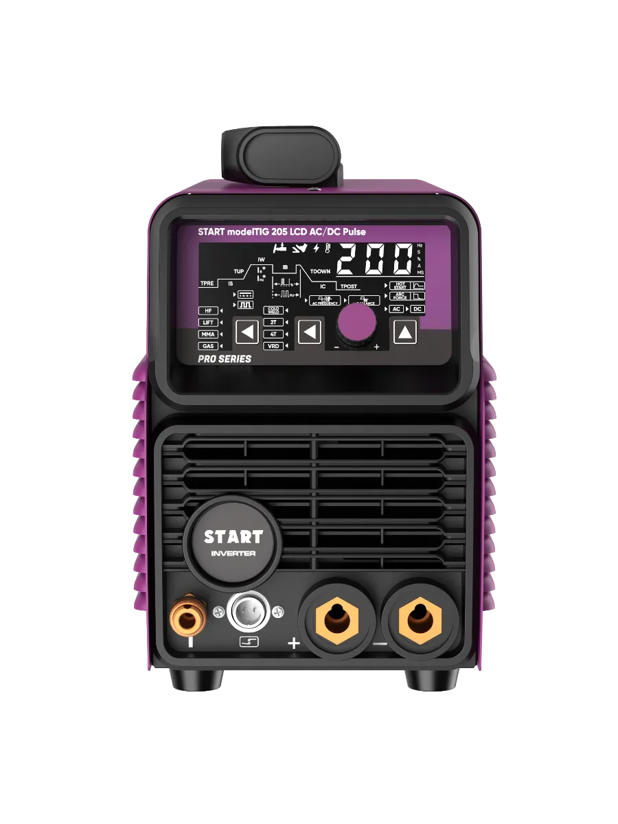 Фото START modelTIG 205 LCD AC/DC TIG PULSE Установка аргонодуговой сварки 3W205APL 3W205APL