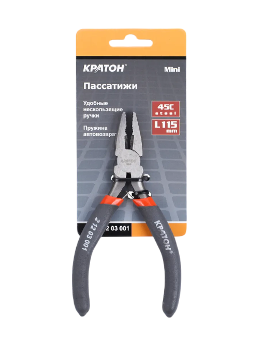 Фото Пассатижи Кратон Mini 115 мм от002002641