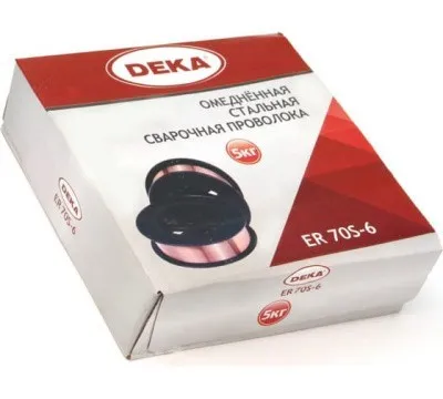 Сварочная проволока DEKA ER70S-6 0.6 мм 5 кг