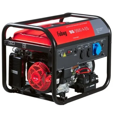 Электростанция бензиновая с электростартером и коннектором автоматики BS 5500 A ES