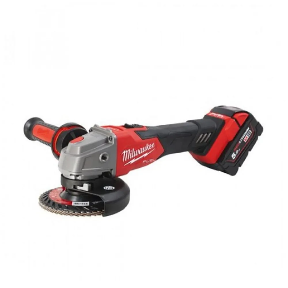 Аккумуляторная угловая шлифмашина Milwaukee M18 FSAG125XB-502X FUEL  4933478430 купить в Челябинске - цена в интернет-магазине «От и До.ру»