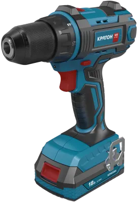 Дрель-шуруповерт аккумуляторная бесщеточная Кратон BCD18-OFA SET