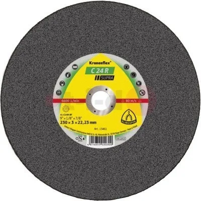 Отрезной круг Klingspor C 24 R Supra 125x2,5x22,23, упаковка 25 шт