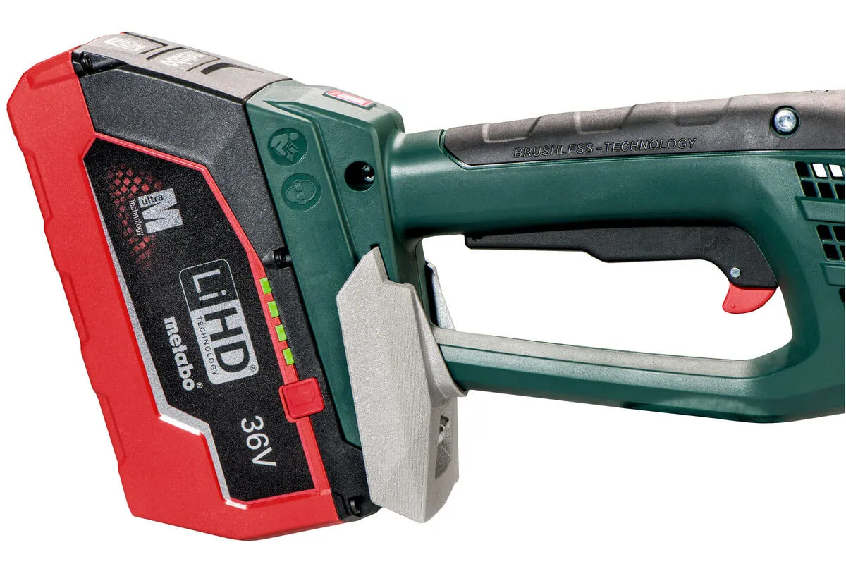 Фото Аккумуляторная угловая шлифовальная машина Metabo WPB 36-18 LTX BL 230 2х6.2Ач 613101660