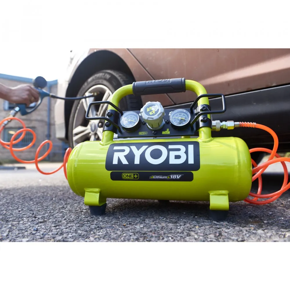 Фото Ryobi ONE+ Компрессор R18AC-0 без аккумулятора в комплекте 5133004540 16036715