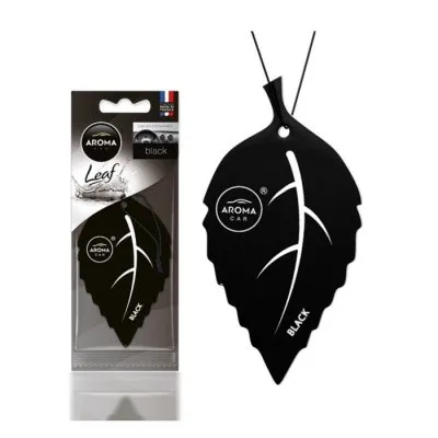Ароматизатор подвесной AROMA Car Листик black
