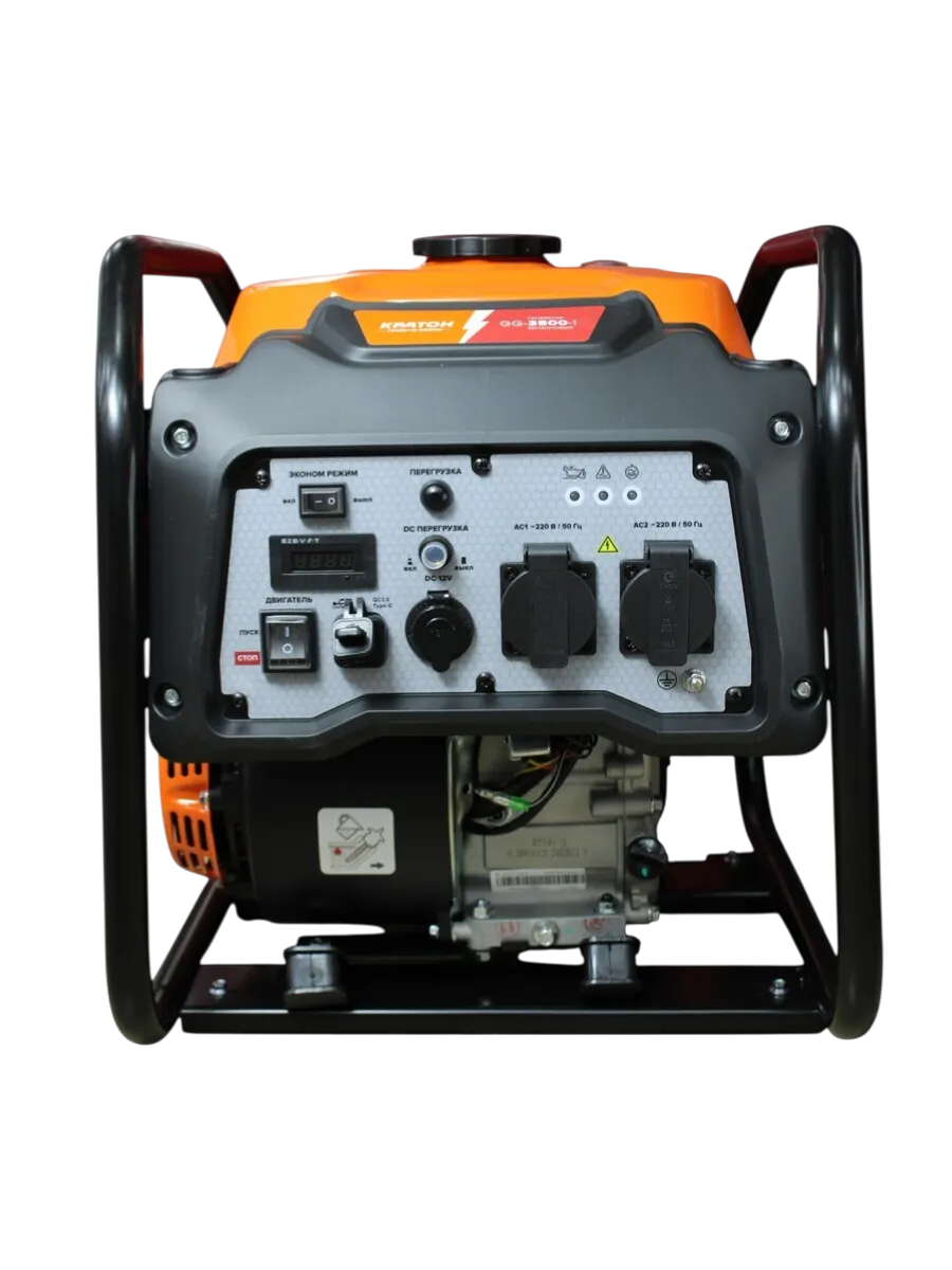 Фото Генератор бензиновый инверторный открытого типа Кратон GG-3500i от002004166