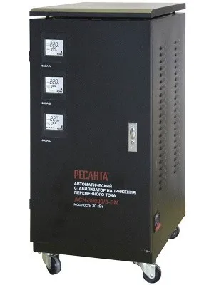 Смотреть стабилизатор напряжения ресанта асн-30000/3-эм на сайте «От и До.ру» Стабилизатор напряжения Ресанта АСН-30000/3-ЭМ