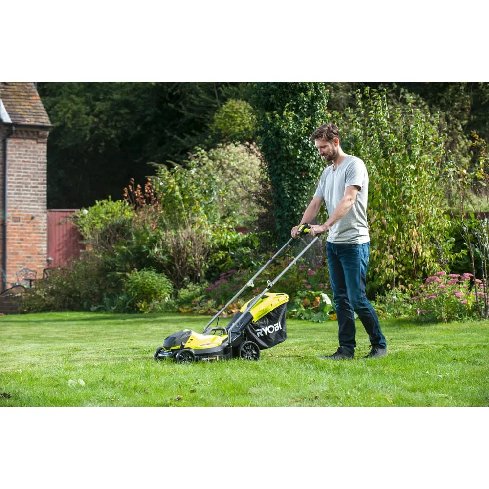 Фото RYOBI ONE+ Газонокосилка 33cm OLM1833B 5133004305 15895301