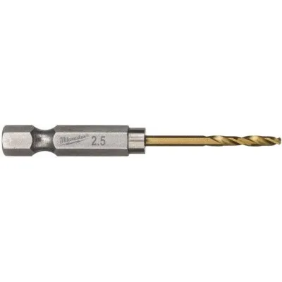 Сверло по металлу RedHEX HSS-G TiN (2 шт; 2.5х19х62 мм) Milwaukee 48894704