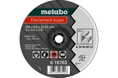 Обдирочный круг Metabo ALU Flexiamant S 125x6 мм