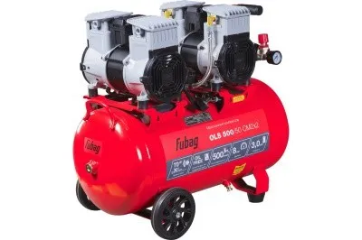 Компрессор безмасляный малошумный Fubag OLS 500/50 CM2х2