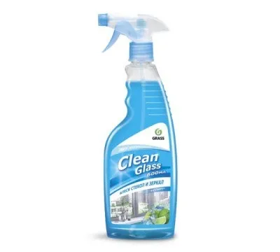 Очиститель GRASS стекол и зеркал "Clean glass" голубая лагуна, 600 мл