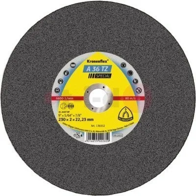 Отрезной круг Klingspor A 36 TZ Special 115x2x22,23, упаковка 25 шт