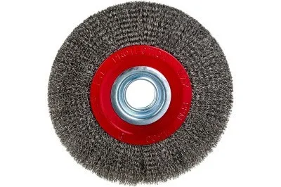 Щетка круглая гофрированная (200 мм) для точила №184 АТАКА 0320032430 34735