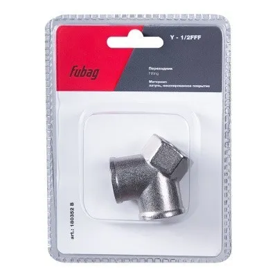 Переходник Fubag Y - 1/2 дюйма FFF, блистер 1 шт