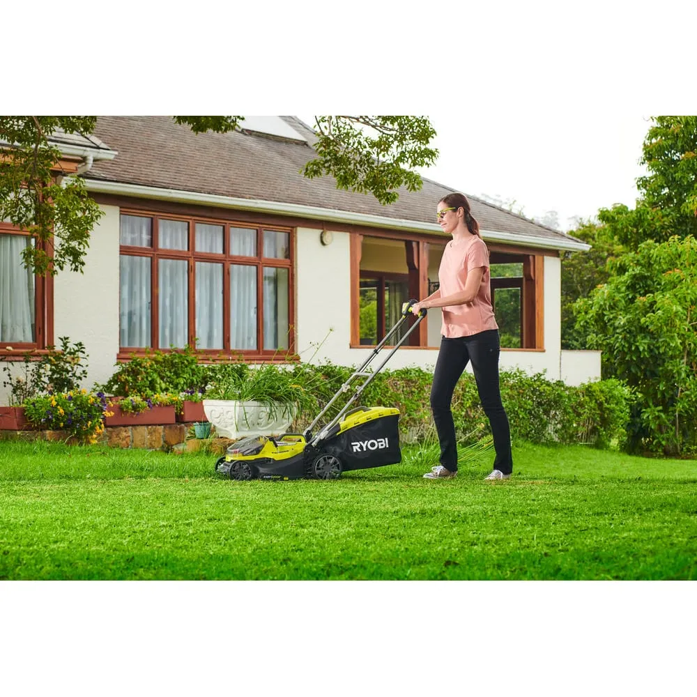 Фото Ryobi Бесщеточная Газонокосилка RY18LMX37A-0 без аккумулятора в комплекте 5133004597 16077858