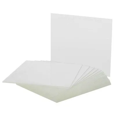 Пластина защитная поликарбонат 110х90х1 мм KRASS (набор 100 шт)