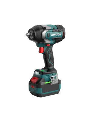 Гайковерт аккумуляторный ударный бесщеточный КРАТОН "Pro-Series" BIWC18-1000N (2хАКБ 6,0А·ч; ЗУ + кейс)